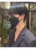  【お客様ヘア】大人気メンズスタイル！シースルーマッシュ 黒髪