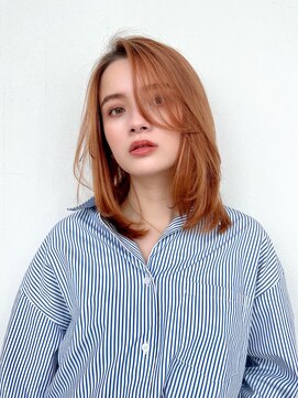 グリードヘアー セルフィッシュ(GREED hair SELFISH) ハイトーンロングボブミディアムレイヤーヘア