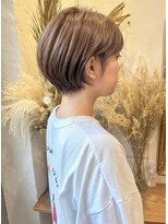 ゴーシェン 津田沼本店(Goshen)&nbsp;やわらかベージュ×ショートボブ