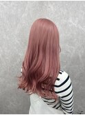 ブリーチ２回からできるペールピンクカラー☆