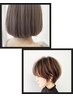 【ハイライト&白髪ぼかしカラー】カット+白髪ぼかしカラー+ワクワクneoTr