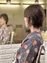 トランクサロンカッパード&nbsp;大人グラボブ＋パーマ＋白髪ぼかし＋生コラーゲンTR