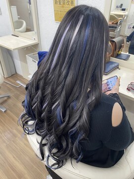 グロス 心斎橋(GLOSS) 【GLOSS心斎橋】アッシュ系ハイライトカラー