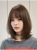 10代20代30代韓国ボブ髪質改善切りっぱなしボブ似合わせカット