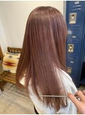 大人女性*ピンクベージュ［守谷/カラー/ブリーチ/暖色］