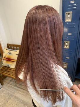 フレリス(FreRis) 大人女性*ピンクベージュ［守谷/カラー/ブリーチ/暖色］