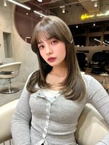 グロー 大宮(GLROW)&nbsp;韓国風イメチェン美髪レイヤーワイドバング顔周りカットワンホン