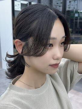 ビューブルー 亀戸錦糸町(VIEW BLUE) ◎美髪カールブラウンロングセミディ似合わせ前髪