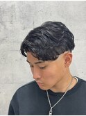 フェザーショート/フェザーパーマ/リバースパーマ/フェード