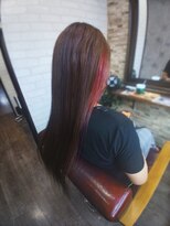 アトリエナガノ(atelier nagano)&nbsp;ニュアンスカラー/センターパート/ツヤ髪スタイル/ブルージュ