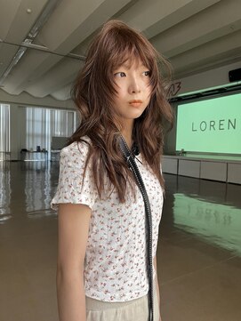 ローレンジウ(LOREN JU) くびれヘア/学割U24/レイヤーカット/オージュア/ダブルカラー