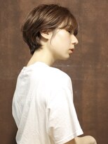 シアンデルカ(CYANDELUCCA)&nbsp;ベージュ丸みショートヘア