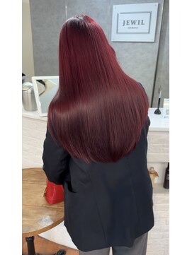 ジュイル シブヤ(JEWIL SHIBUYA) ブリーチなしでできるピンクカラー