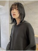 ミディアムウルフ/レイヤーウルフ/ウルフカット