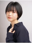 シンプルなしっかり丸みショート