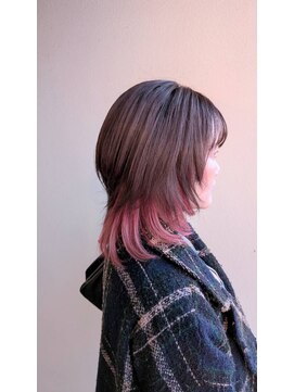 ラ クープ Lacoupe レイヤースタイル、アクセントカラー、ピンクカラー