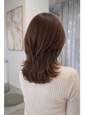 大人可愛い艶くびれミディアム