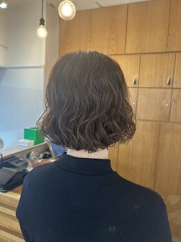 クラップス 綱島店(CLAPS)の写真/《ショート・ボブ×パーマが人気》忙しい朝のセットが簡単になります◎  ［髪質改善/パーマ/綱島/日吉］