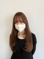 ラーム 福岡香椎店(rame) レイヤーカット/ピンクベージュ