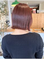 アンドファイン ヘアビューティー(&Fine hair beauty) ボブ×ピンクカラー