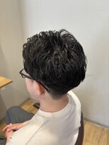 ポート(PORT)&nbsp;メンズショート×ナチュラルパーマ