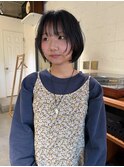 レイヤーボブショートボブ顔まわりレイヤーコンパクトショート