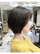 アフロート ルヴア(AFLOAT RUVUA)&nbsp;『岩田莉奈』新宿髪質改善　大人の魅力引き出す丸みショートボブ