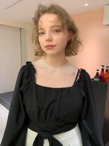 ペレ 原宿(PELE)&nbsp;ダークパープルナチュラルショート夏のヘアアレンジ原宿