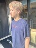 【2回目以降のお客様】メンズカット+ケアブリーチ+2stepTr￥18500