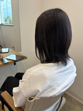 ラフ(Laugh) 肩にあたるボブ