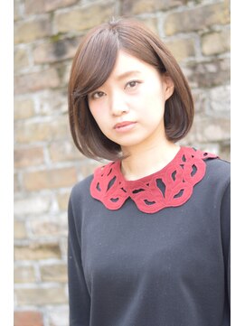 マティス 表参道(matiz) ナチュラルボブ&斜めバング&大人可愛い