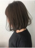 【光に透ける透明感カラー】イルミナ☆グレージュボブ