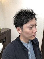 ヘア アン ナチュラ(hair an natura) 【人気】王道ツーブロ束感ショート　オフモードver