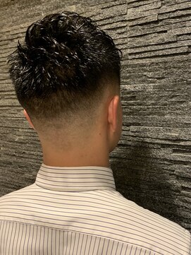 ヒロギンザ 恵比寿店(HIRO GINZA) ツーブロックビジネスショートレイヤーかき上げコンマヘア