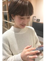 スムーク(smuk)&nbsp;【smuk/スムーク】耳掛けショートボブ/透明感カラー