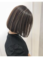 グレープ バイン(GRAPE VINE)&nbsp;大人可愛いハイライトボブ【Grape vine　新小岩】