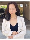 アップバングミディアム