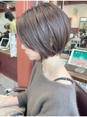 30代奥行きショートハイライトカラーRuufus恵比寿・渋谷