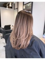 ラフ 難波店(LAFF)&nbsp;#黒髪#ボブルフ#ネビージュ#小顔#ワンレン