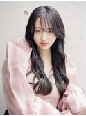 韓国風ロングヘア