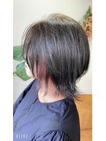 エルフゥ(Elle fou)&nbsp;くびれレイヤー　シルバー　インナーパープル