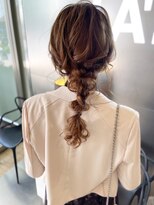 ラボー ノースプラザ店(LA'BO)&nbsp;編みおろしヘア