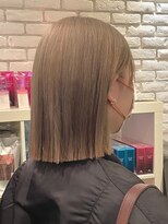 ディフィーノ 青山(DIFINO)&nbsp;【DIFINO 青山】切りっぱなしボブ×ミルクティーブロンド