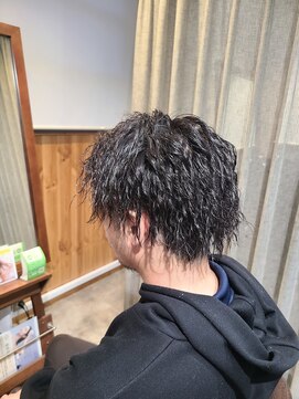 アニュー ヘア アンド ケア(a New hair&care) 王道メンズショート☆無造作ツイストパーマセンターパート