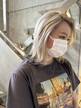 コハクビューティ(COHAKU beauty) 2023 real hair 10 【ハイトーン裾カラー】