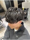 マッシュ×ナチュラルパーマ【立川/メンズ】
