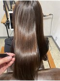 顔周りレイヤーロング 美髪oggi ottoトリートメント