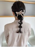 結婚式ゲストヘア by mika