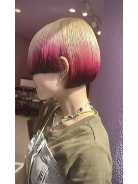 エマ(emma) <グラデーションカラー ピンク×レッド>