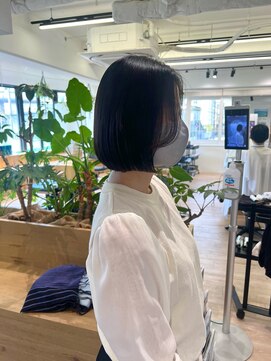 オーシャン(Ocean) 【OceanHair&Life田中愛梨】艶感！切りっぱなしまるっとボブ◎